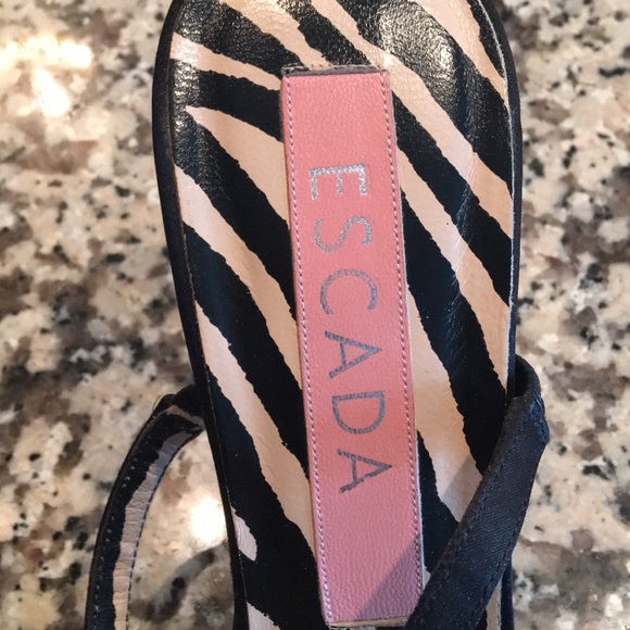 Zebra print summer evening shoes. - Picture 2 of 4
